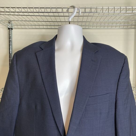 Lauren Ralph Lauren Men's Navy Wool Blazer Est. Size 46 Career Classic Old Money - Picture 7 of 12